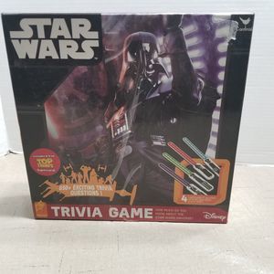 Star Wars Trivia Board Game Family Fun Night Disney 2-4 Player Ages 8 and Up
